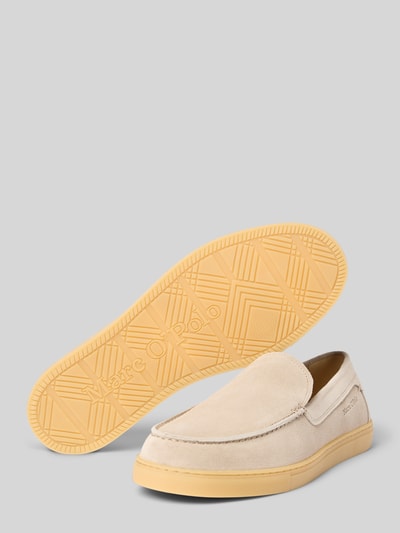 Marc O'Polo Loafers van echt suède model 'KARO 6B' Taupe - 4