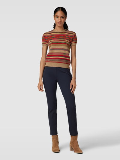 Lauren Ralph Lauren Skinny Fit Hose mit Nahtreißverschluss Marine 1