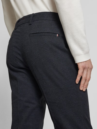 Tommy Hilfiger Straight Leg Stoffhose mit Gesäßtaschen Modell 'DENTON' Marine 3