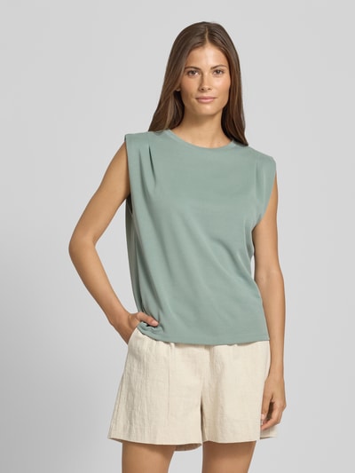 Jake*s Collection T-shirt o kroju regular fit z krótkim rękawem Limonkowy 4