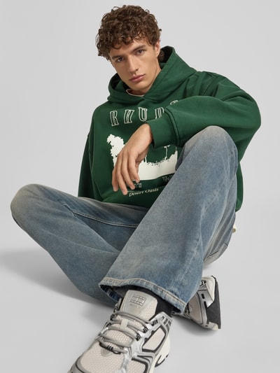 RHUDE Hoodie mit Kapuze Dunkelgruen 3
