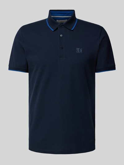 s.Oliver RED LABEL Poloshirt met labeldetail Donkerblauw - 2