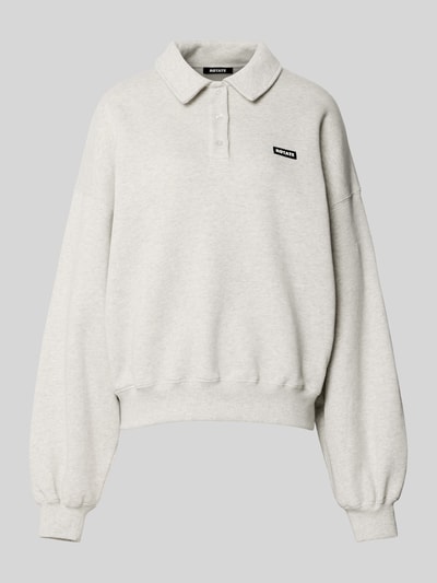 ROTATE Troyer o kroju oversized z naszywką z logo Złamany biały 2