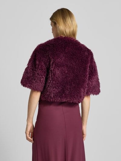 Rinascimento Bolero met imitatiebont Bordeaux - 5