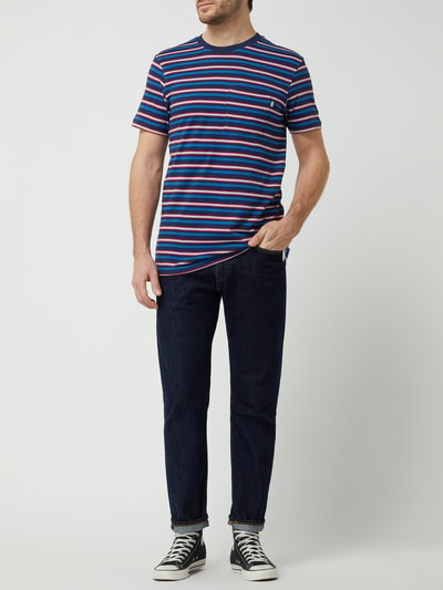 Levi's® Tapered fit jeans van katoen, model '502' - 'Water<Less™' Jeansblauw - 1