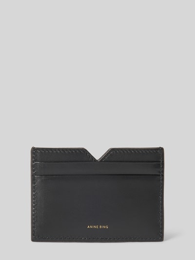 Anine Bing Kartenetui mit Label-Detail Black 2