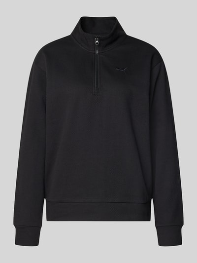 PUMA Regular fit sweatshirt van katoenmix model 'ESS ELEVATED' Zwart - 1