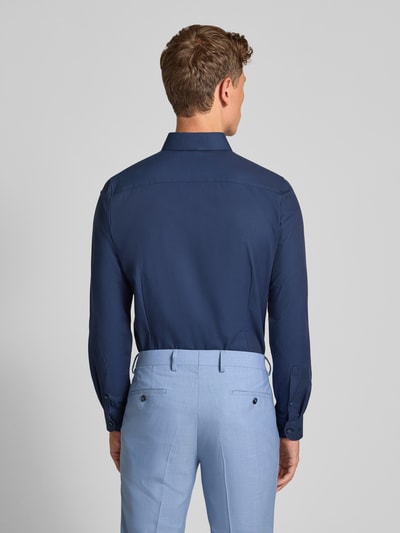 OLYMP Level Five Slim fit zakelijk overhemd met kentkraag Marineblauw - 5