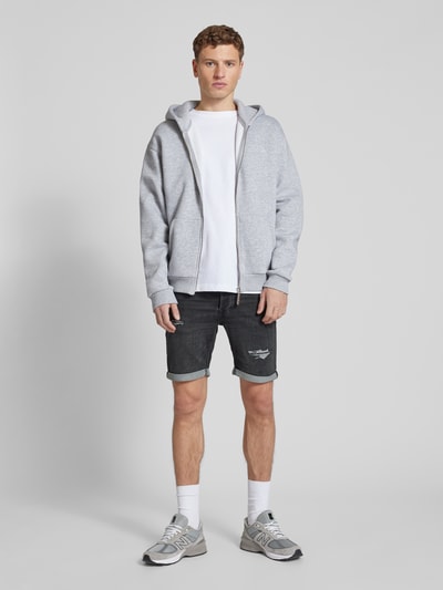 Jack & Jones Jeansshorts im Destroyed-Look Black 1