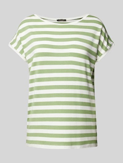 More & More T-shirt met boothals Groen - 2