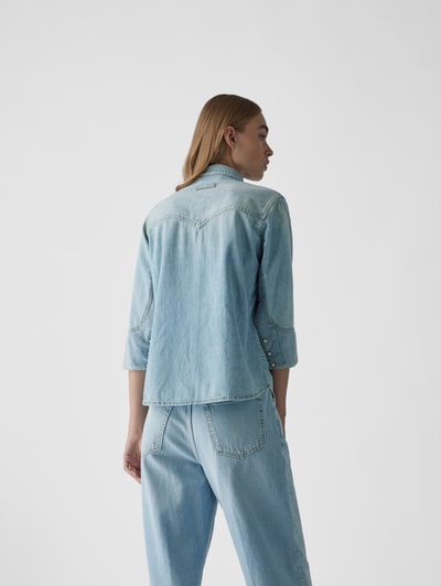 R13X Ports 1961 Jeansbluse mit Brusttaschen Jeansblau 5