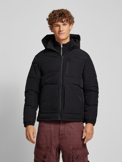 Jack & Jones Steppjacke mit Reißverschlusstaschen Modell 'OTTO' Black 4