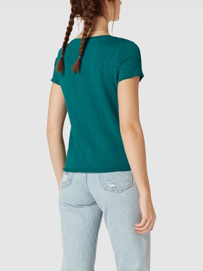 Marc O'Polo Denim T-shirt met V-hals Flessengroen - 5