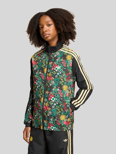 adidas Originals regular fit sweatvest met ritssluiting Zwart - 4