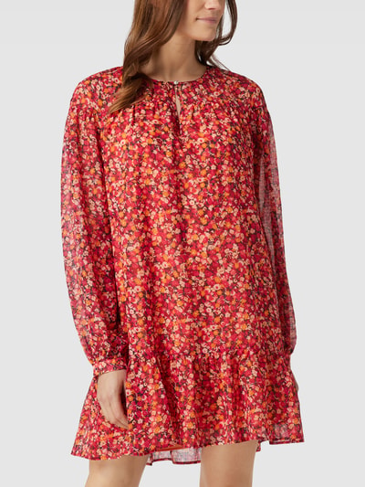 BOSS Orange Minikleid mit floralem Muster Modell 'Dalya' Koralle 4