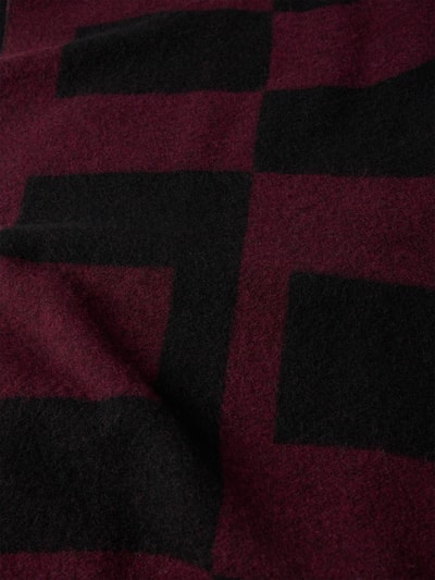 HUGO Schal aus Woll-Mix Modell 'MARTYN' Dunkelrot 2