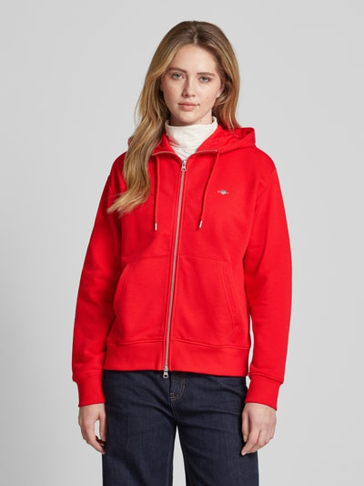 Gant Sweatjacke mit Kapuze Rot 4