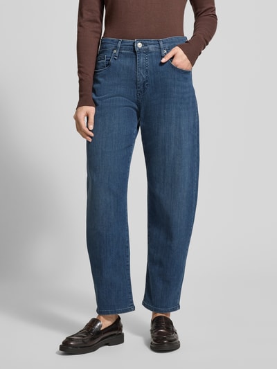 MAC Barrel Fit Jeans mit Eingrifftaschen Modell 'Danni' Blau 4