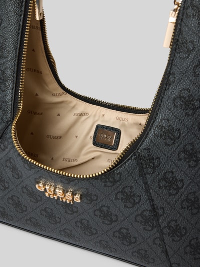 Guess Handtasche mit Label-Applikation Modell 'CALISTA' Anthrazit 5