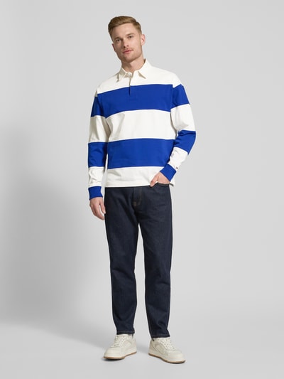 Tommy Hilfiger Sweatshirt mit Polokragen Royal 1