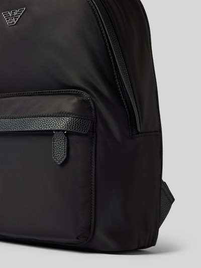 Emporio Armani Rucksack mit Label-Applikation Black 3