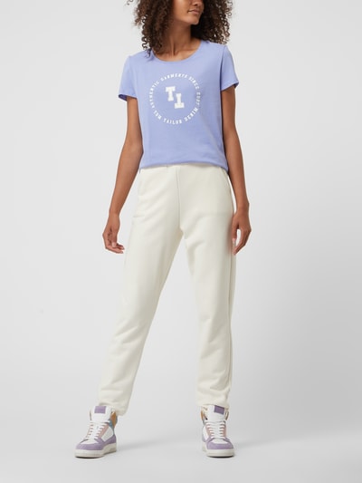 Tom Tailor Denim T-Shirt mit Logo Lavender 1