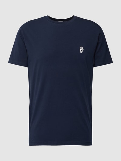 Mey T-Shirt mit Motiv-Stitching Modell 'BARBER' Marine 2