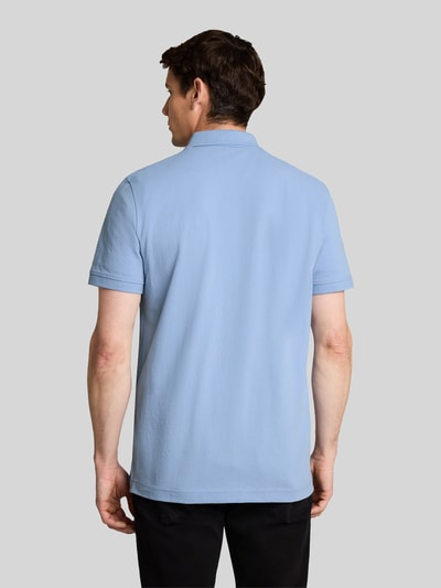 Tom Tailor Regular Fit Poloshirt aus Baumwoll-Mix Hellblau 5