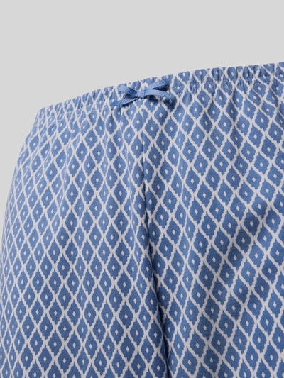 CCDK Copenhagen Pyjamabroek met elastische band, model 'Charlotte' Blauw - 2