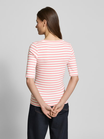 Marc Cain T-shirt met ronde hals Felroze - 5