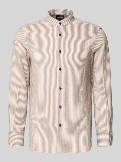 Emporio Armani Freizeithemd mit Knopfleiste Beige 2