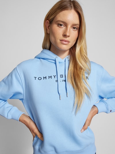 Tommy Hilfiger Hoodie mit Kapuze Hellblau 3