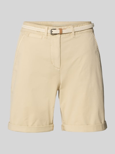 Tom Tailor Regular Fit Chinoshorts aus Baumwoll-Mix Beige 2