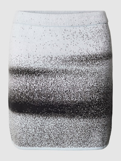 Calvin Klein Jeans Minirok met all-over motief, model 'SPRAY' Lichtblauw - 1