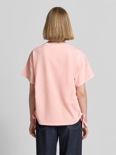 Marc Cain Sweatshirt mit seitlichen Kordelzügen Rosa 5