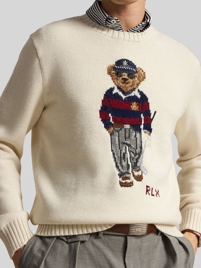 Polo Ralph Lauren Regular Fit Pullover mit Woll-Anteil Sand 4
