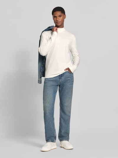 DRYKORN Longsleeve mit Stehkragen Modell 'MORITZO' Ecru 1