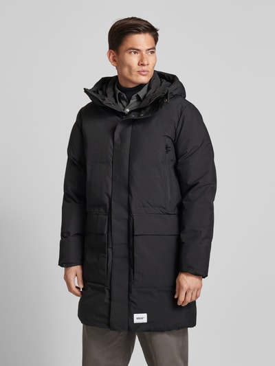 khujo Jacke mit Kapuze Modell 'Hant' Black 4