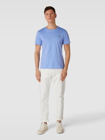 Polo Ralph Lauren T-Shirt mit Logo-Stitching Lagune 1