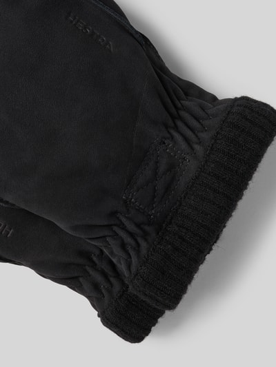 Hestra Handschuhe mit Label-Detail Modell 'Joar' BLACK 2