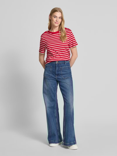 Tommy Hilfiger Regular Fit T-Shirt aus reiner Baumwolle Rot 1