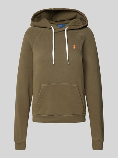 Polo Ralph Lauren Hoodie mit Label-Stitching Oliv 2