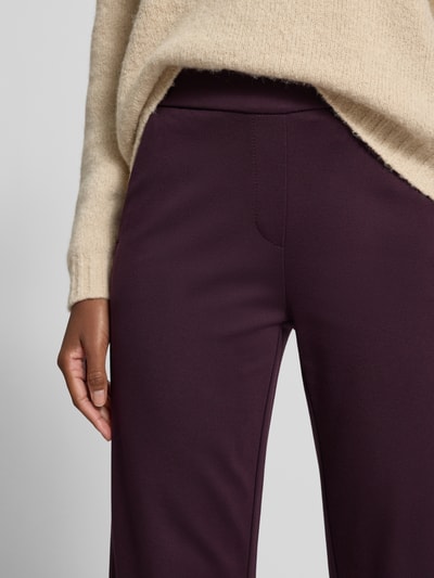 TONI Hose mit Paspeltaschen am Gesäß Modell 'Jenny' Bordeaux 3