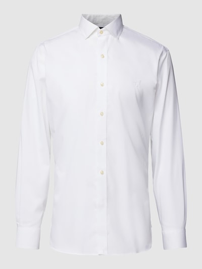 Polo Ralph Lauren Slim Fit Business-Hemd mit Streifenmuster Weiss 2