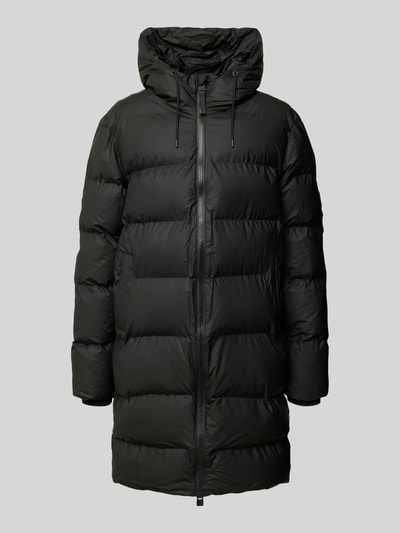 Rains Steppjacke mit Zweiwege-Reißverschluss Modell 'Alta' Black 1