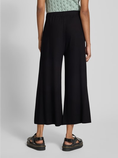 Marc O'Polo DENIM Wide Leg Stoffhose mit verkürztem Schnitt Black 5