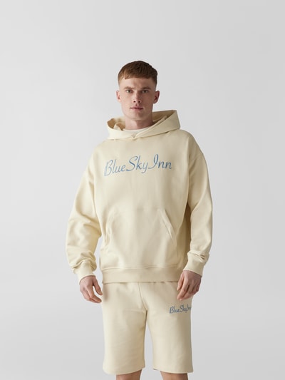 Blue Sky Inn Hoodie mit Brand-Stitching Ecru 4