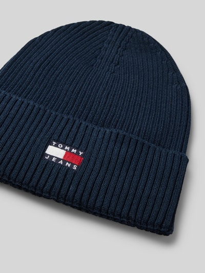 Tommy Jeans Strickmütze mit Label-Stitching Modell 'HERITAGE CORE' Blau 2