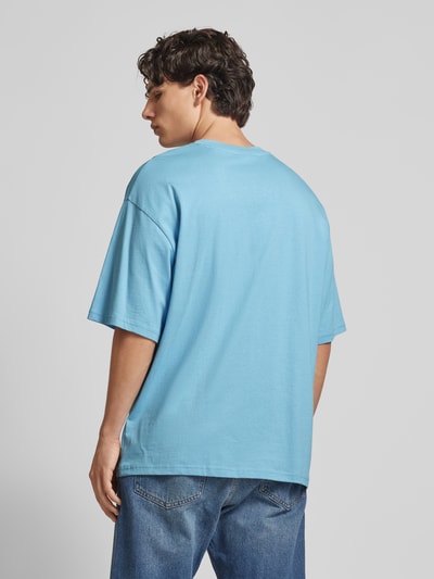 REVIEW Essentials Oversized T-Shirt  Rauchblau 5