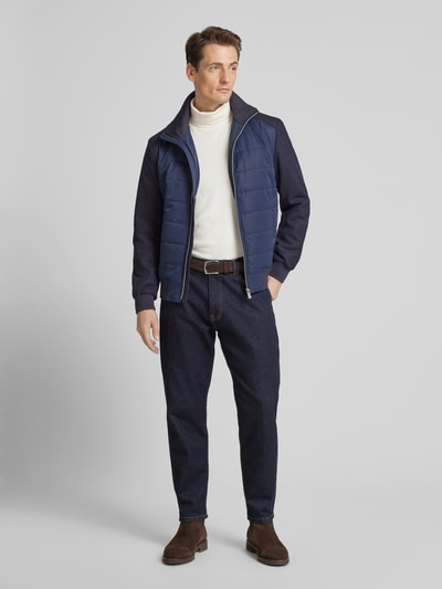 Christian Berg Men Steppjacke mit Stehkragen Marine 1